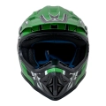 Kask Motocyklowy dla dzieci Enduro Zielony M